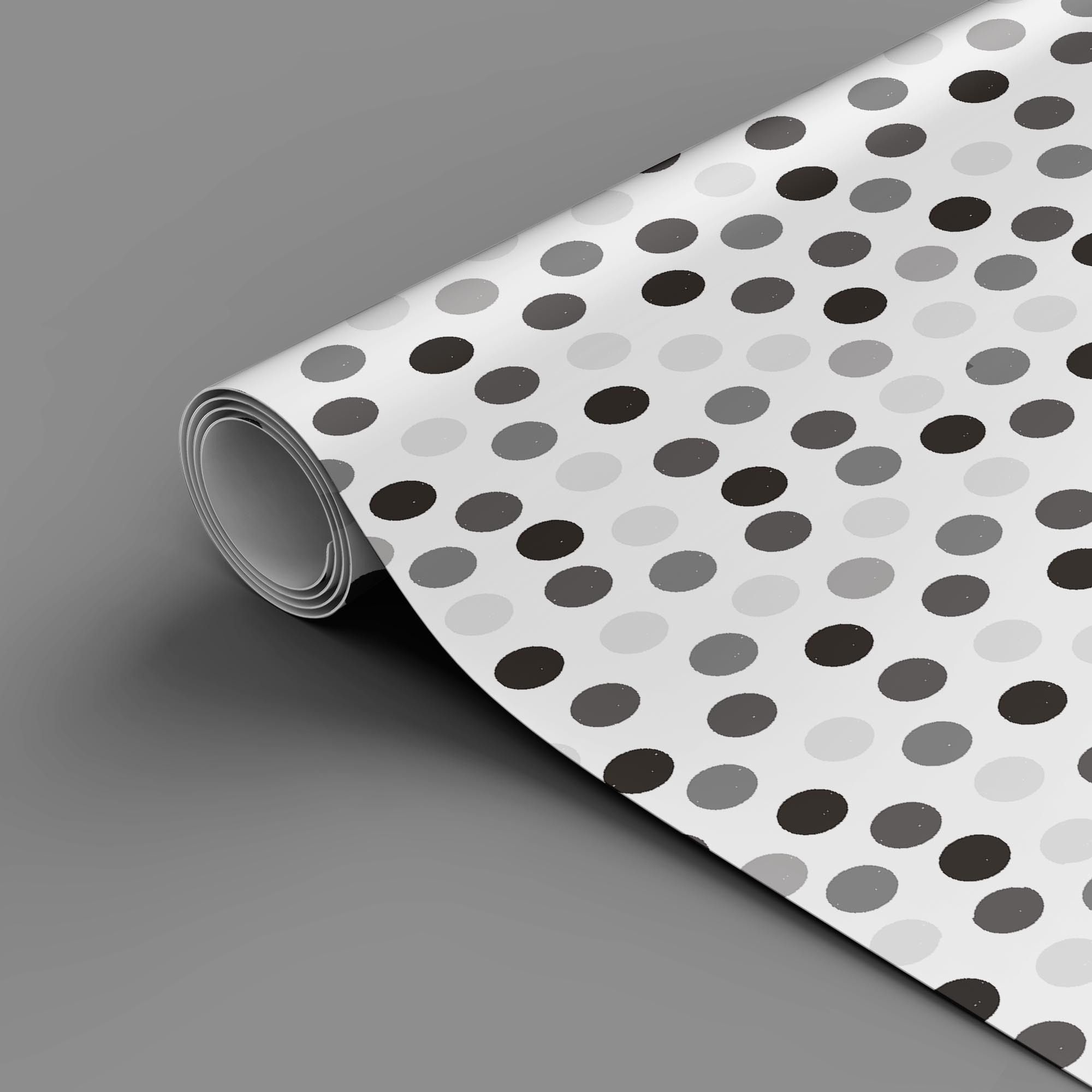 Papel De Parede Dots Cinza Compre Na Dona Cereja